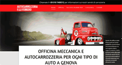 Desktop Screenshot of carrozzeriaferrero.com